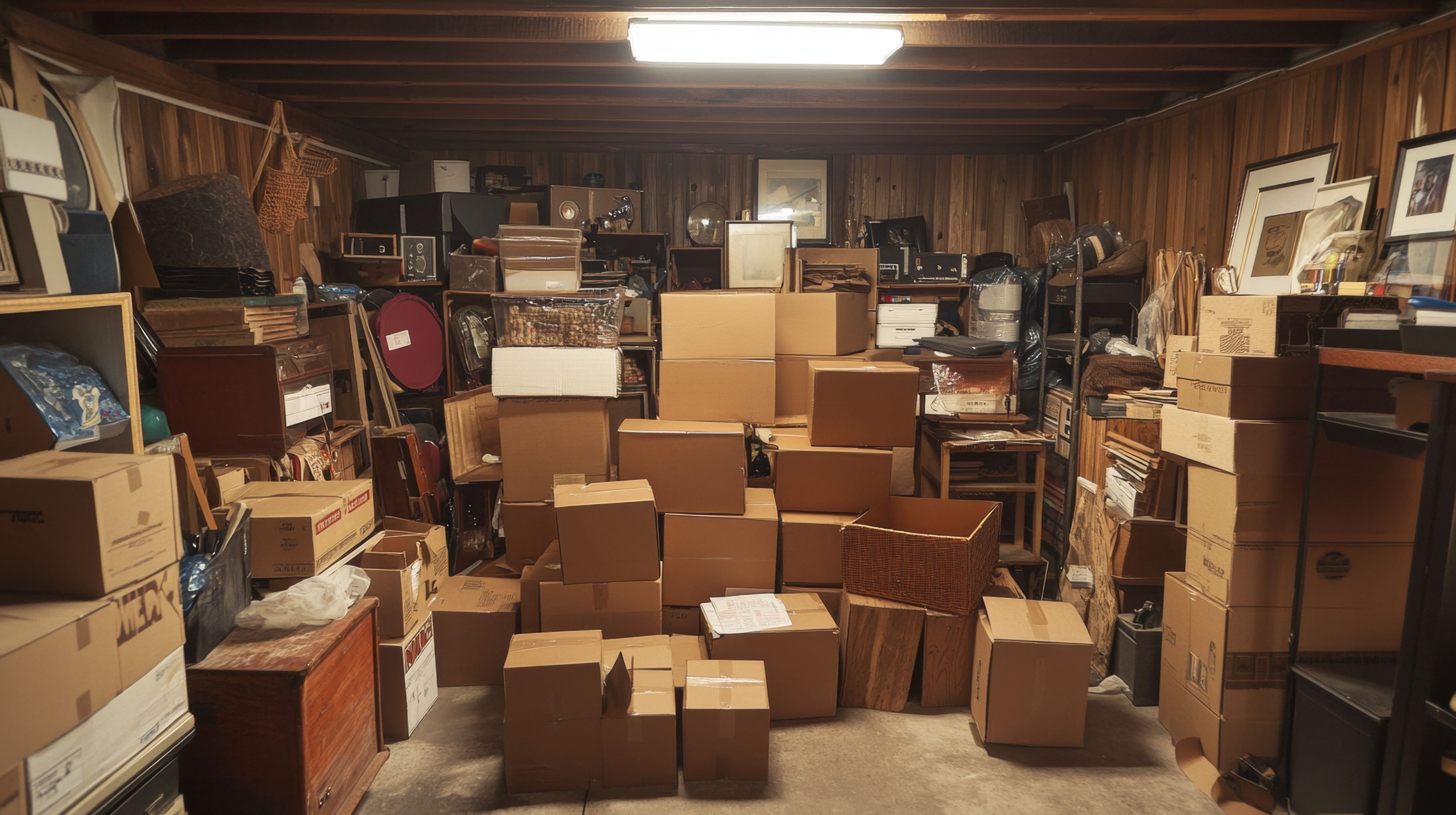 Cluttered Garage