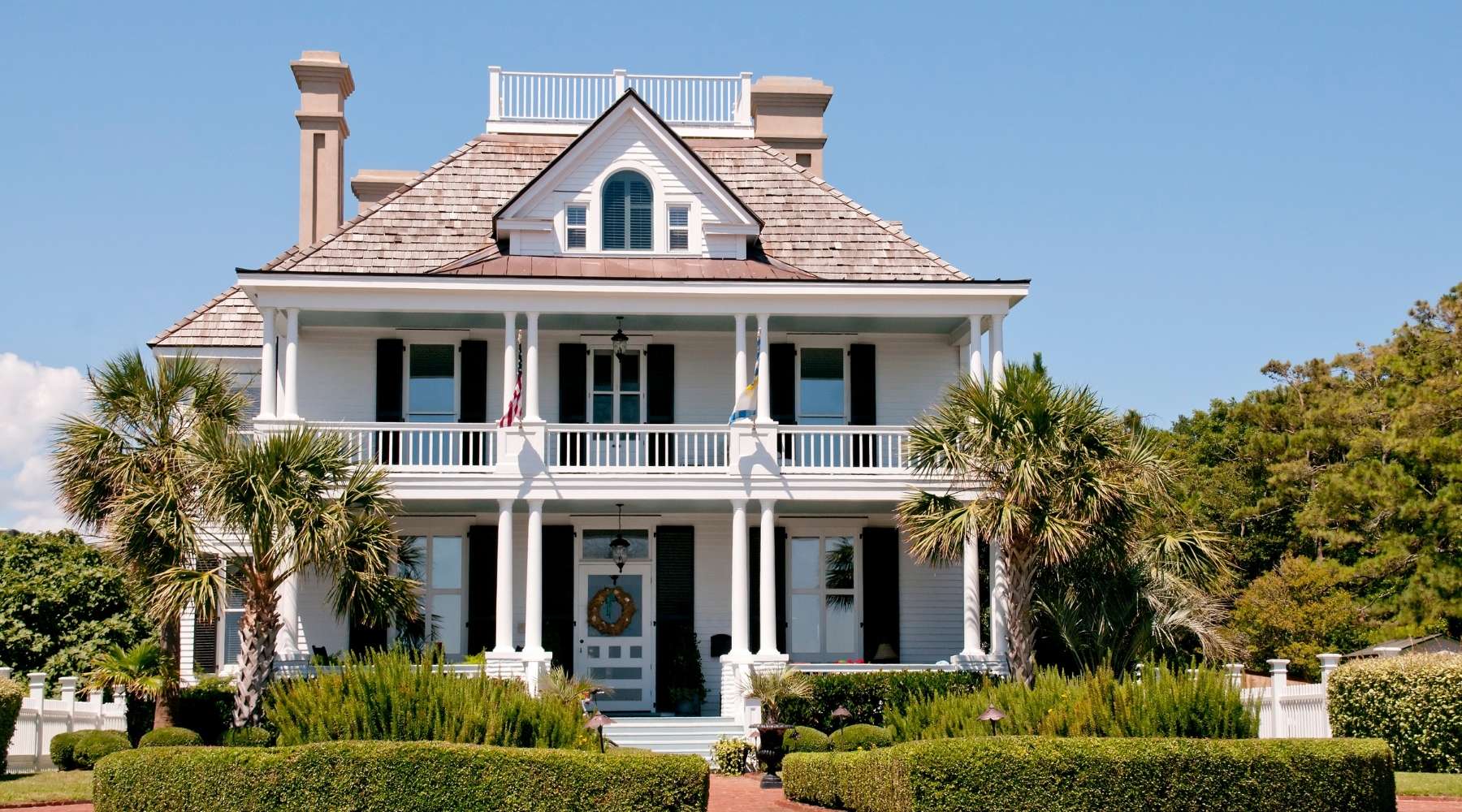 a large house