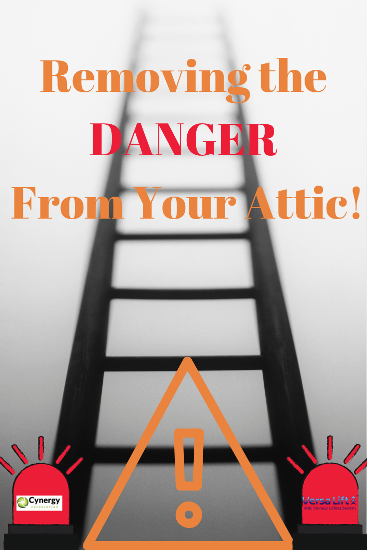 picture of ladder for attic