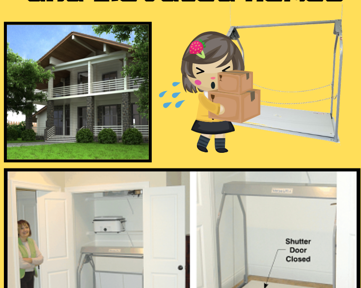 Labor Saving Lift for Split-Levels  and Elevated Homes