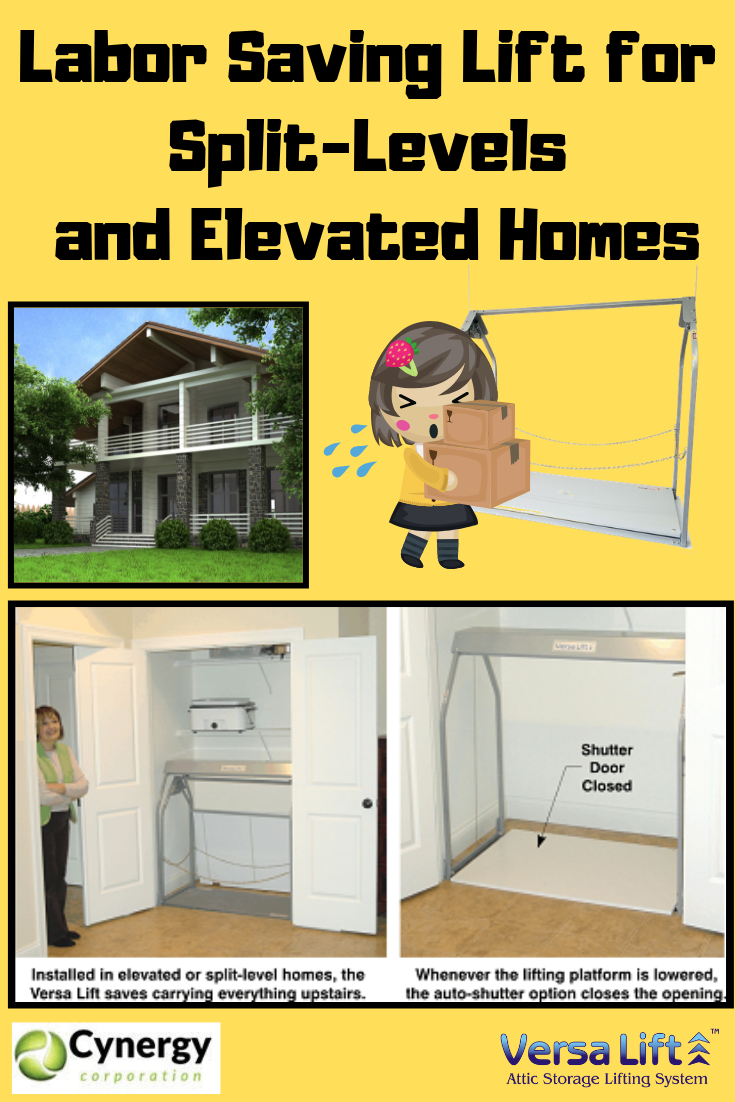 Labor Saving Lift for Split-Levels  and Elevated Homes