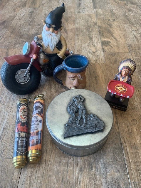 organized keepsakes in attic