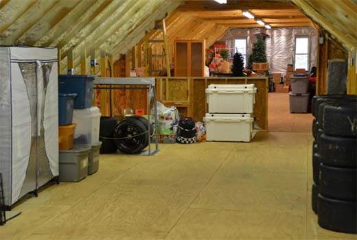 "Garage Hoist Storage"