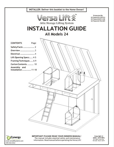 Versalift 24 Installation