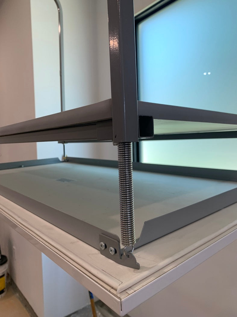 Fire Rated Ceiling Door Versalift Model 32. Laboratory Tested 30 minute rating. | Versaliftsystems