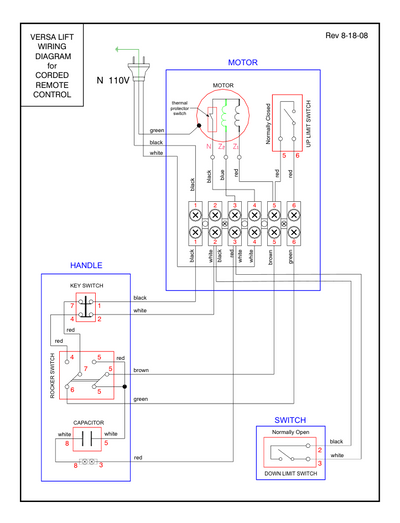 Versalift Corded Wiring Diagram