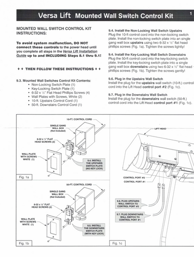 WALL SWITCH INSTALLATION